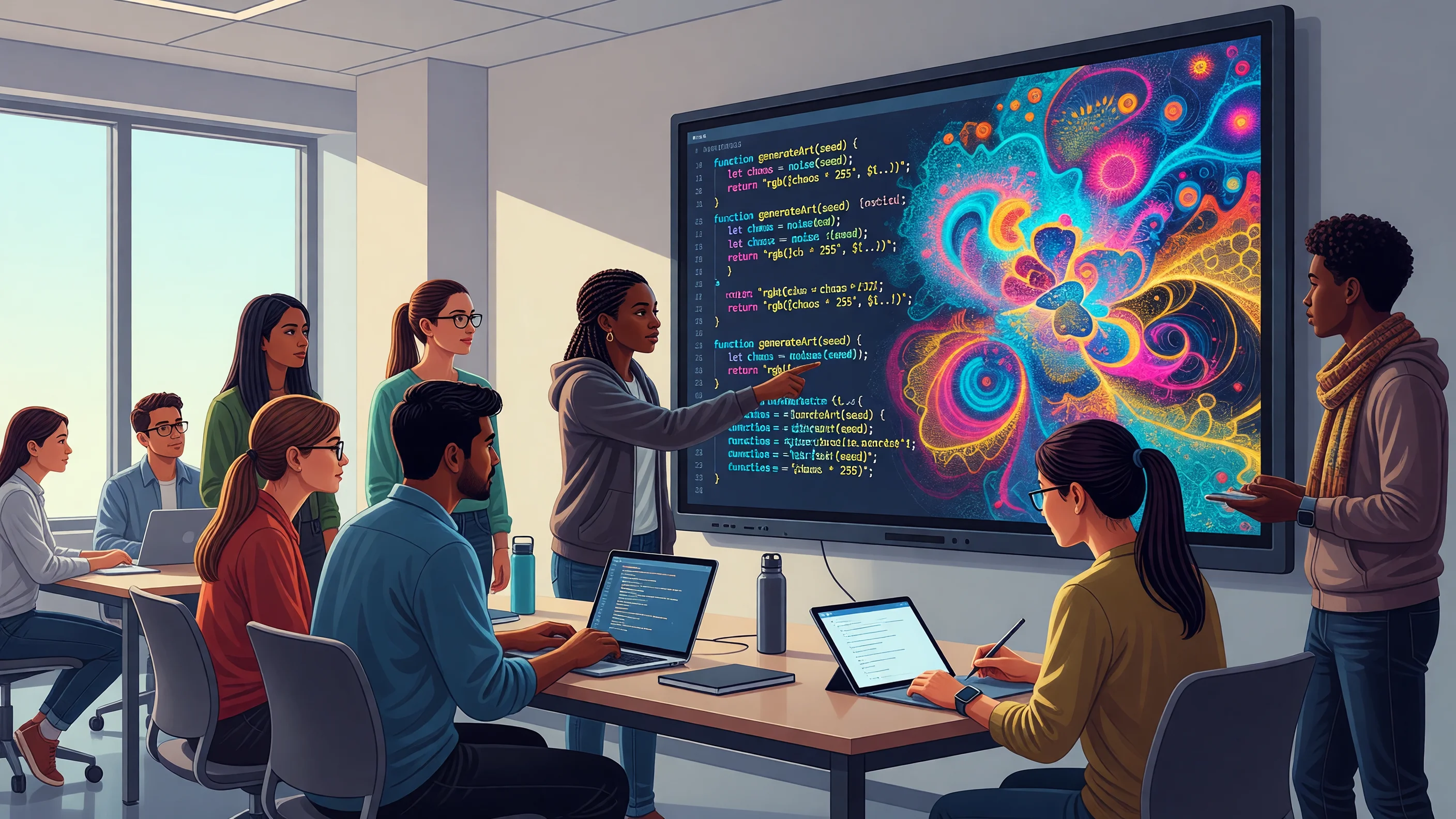 L'art au cœur du code : comment les outils créatifs open source transforment l'enseignement de l'informatique