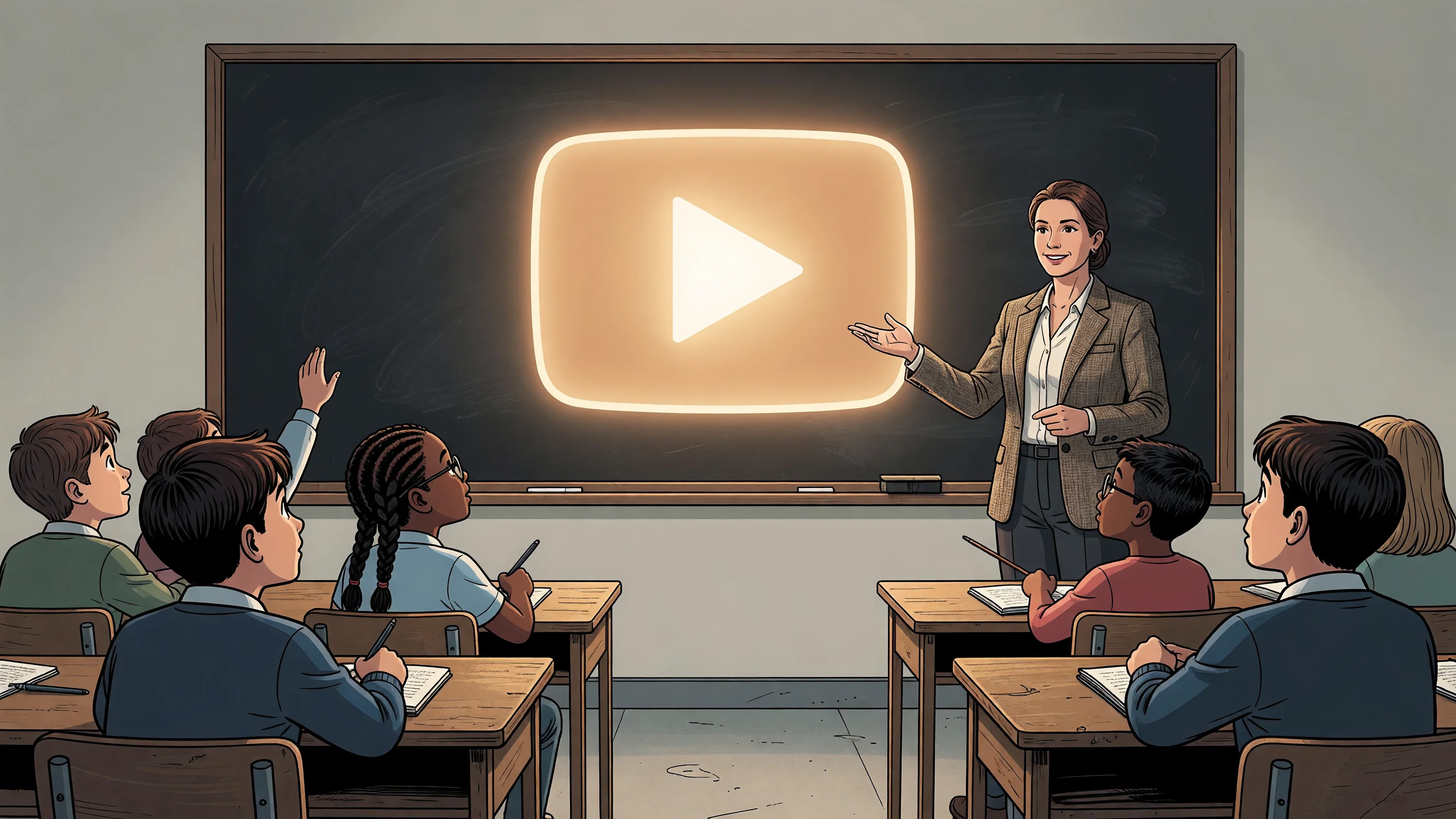 De l'écran d'appoint à l'infrastructure scolaire : l'irrésistible ascension de YouTube en classe