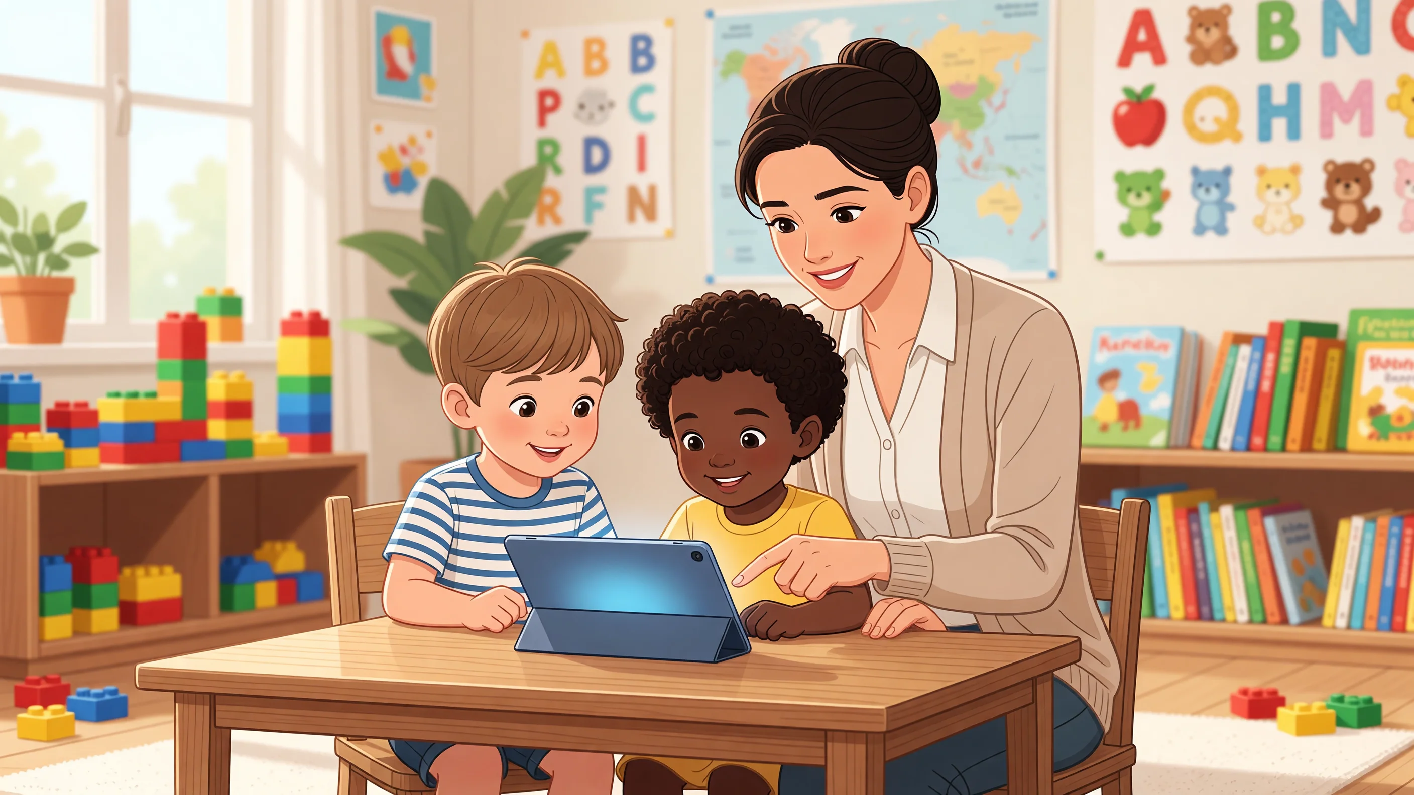 Écrans « intelligents » en maternelle : les critères d’un usage pédagogique rigoureux