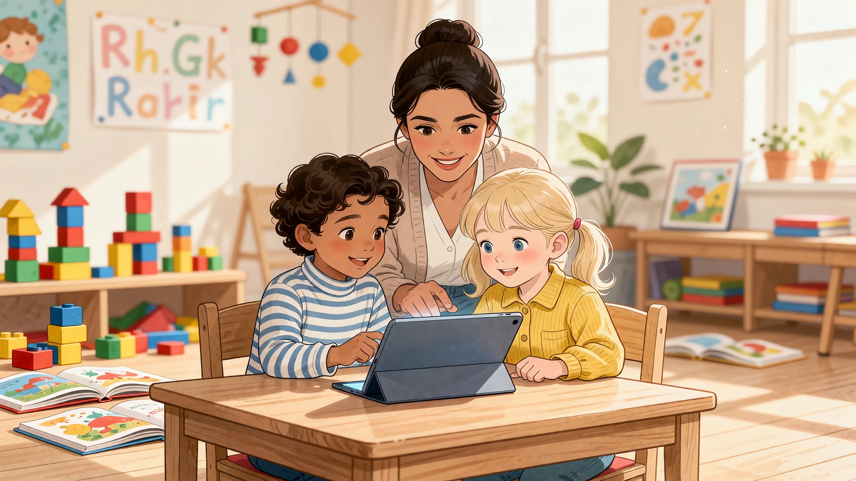 Écrans « intelligents » en maternelle : les critères d’un usage pédagogique rigoureux
