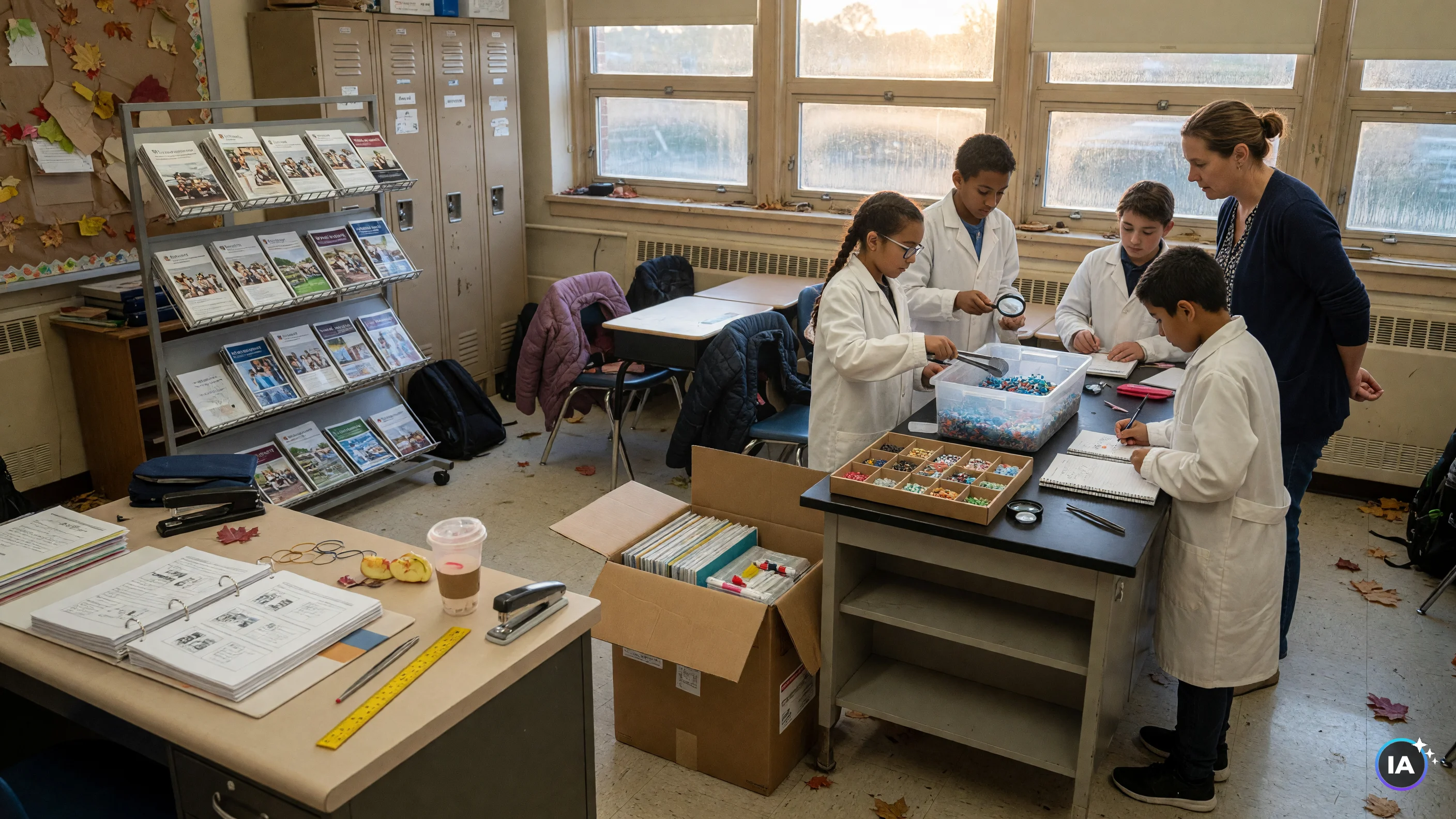 Quand l’industrie du plastique fournit les supports de cours